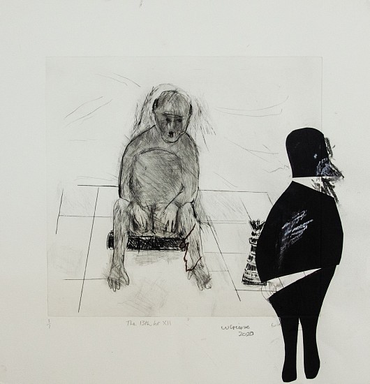 Wilma Cruise, The 13th Hour XII
etching