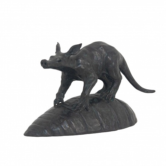 Francois Viljoen, On The Termite's Back (Aardvark)
bronze