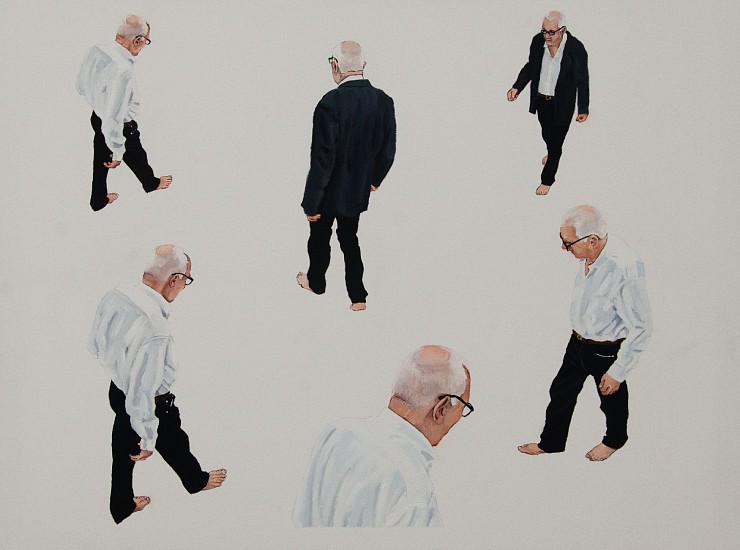 Leon Vermeulen, Walking II
oil on canvas