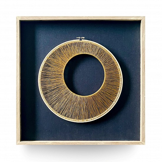 Nicki Friedlein, The Whole
One whole reel of thread and embroidery hoop on denim