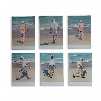 l vermeulen on the wildside oil on convas 2025 6x30x21 cm gkac
