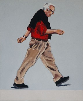 l vermeulen the red shirt oil on canvas 30x25 cm 2025 gkac