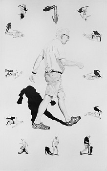 l vermeulengkac16456 the sgadow graphite on paper 150 x 96 cm