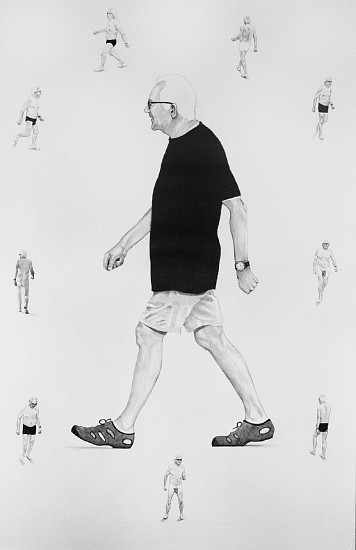 Leon Vermeulen, On The Edge
graphite on paper