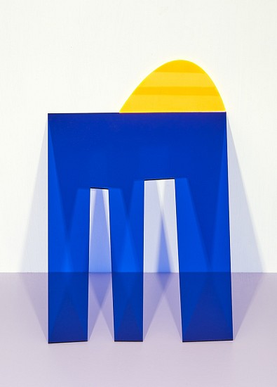 Leah Rolando, Blue M
photographic print on acrylic
