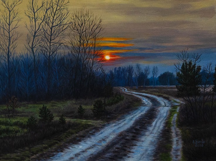Angela Banks, When The Day Is Done
oil on canvas